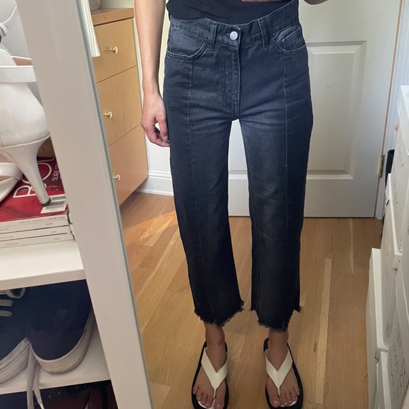 Moss Copenhagen Straight Leg Black Jeans (XS) - Picture 1 of 3